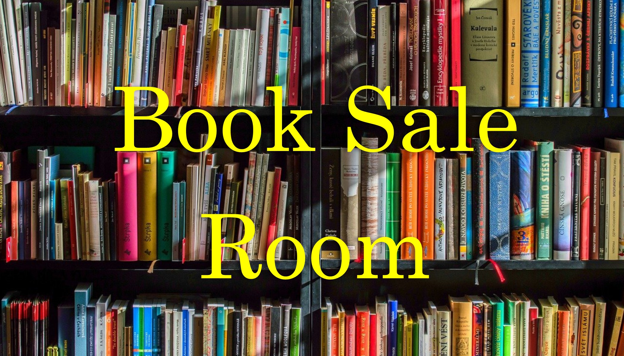 Book Sale Room is open 10 am to 1 pm