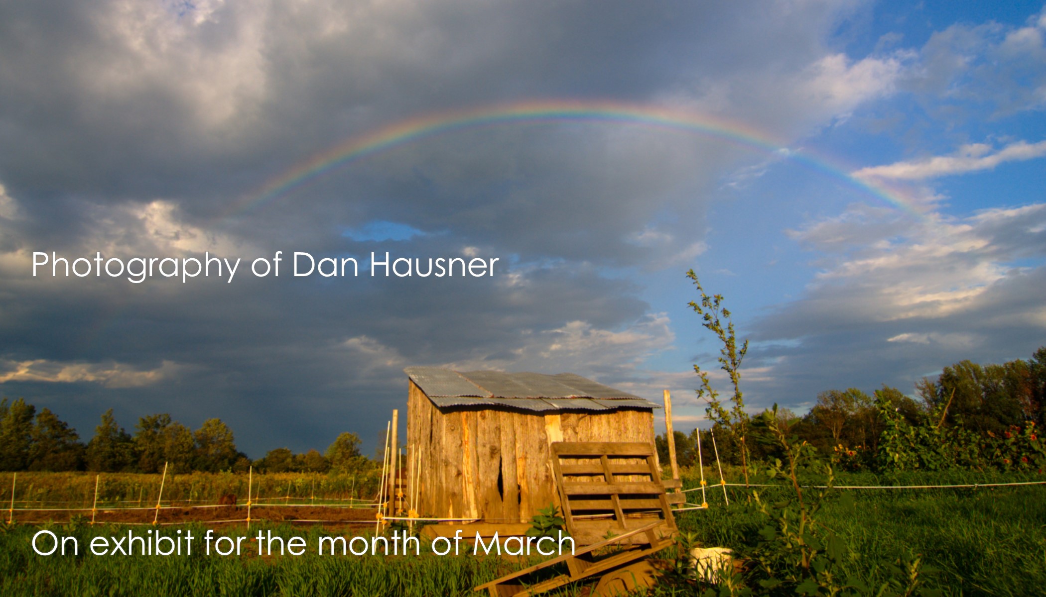 Photography of Dan Hausner on exhibit for the month of March
